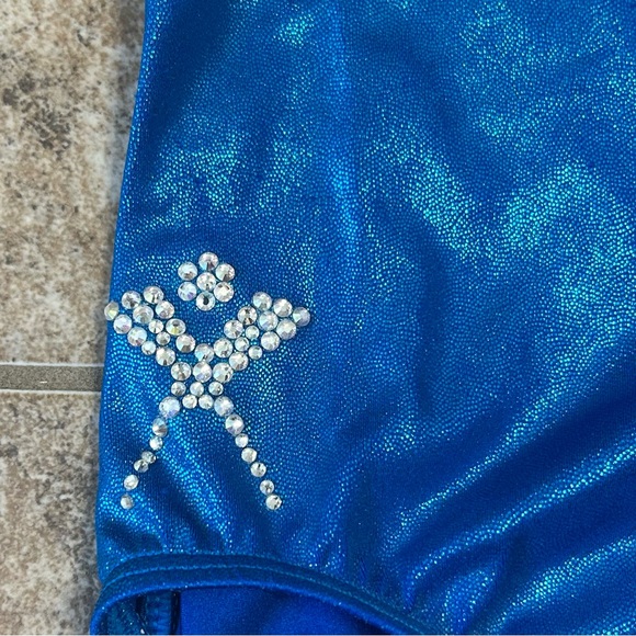 GK Blue Texas Leotard CXL - Picture 4 of 5